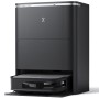 ECOVACS DEEBOT X2 OMNI Saug- und Wischroboter mit Reinigungsstation im eckigen Design.