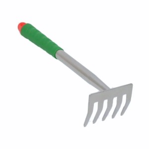 Galaflor Handrechen aus Stahl mit Kunststoffgriff