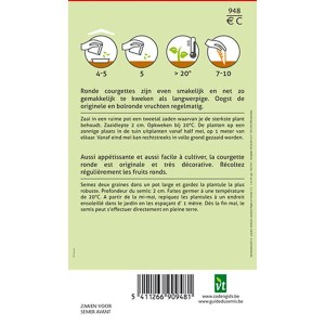 Zucchini Round De Nice SamenCa. 1,5 grHohe Erträge