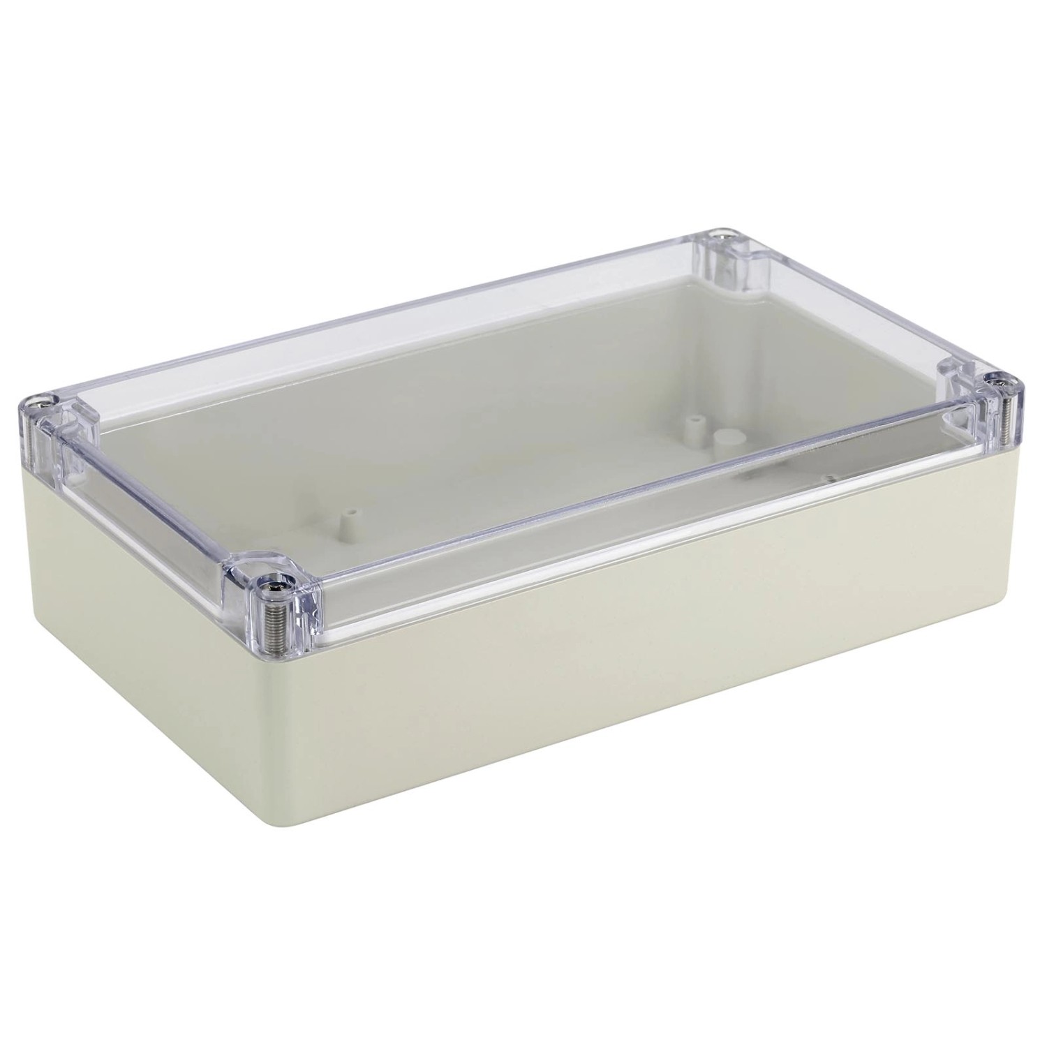 Blanko Modulgehäuse IP 65 Transparenter Deckel 200 x 120 x 56 mm