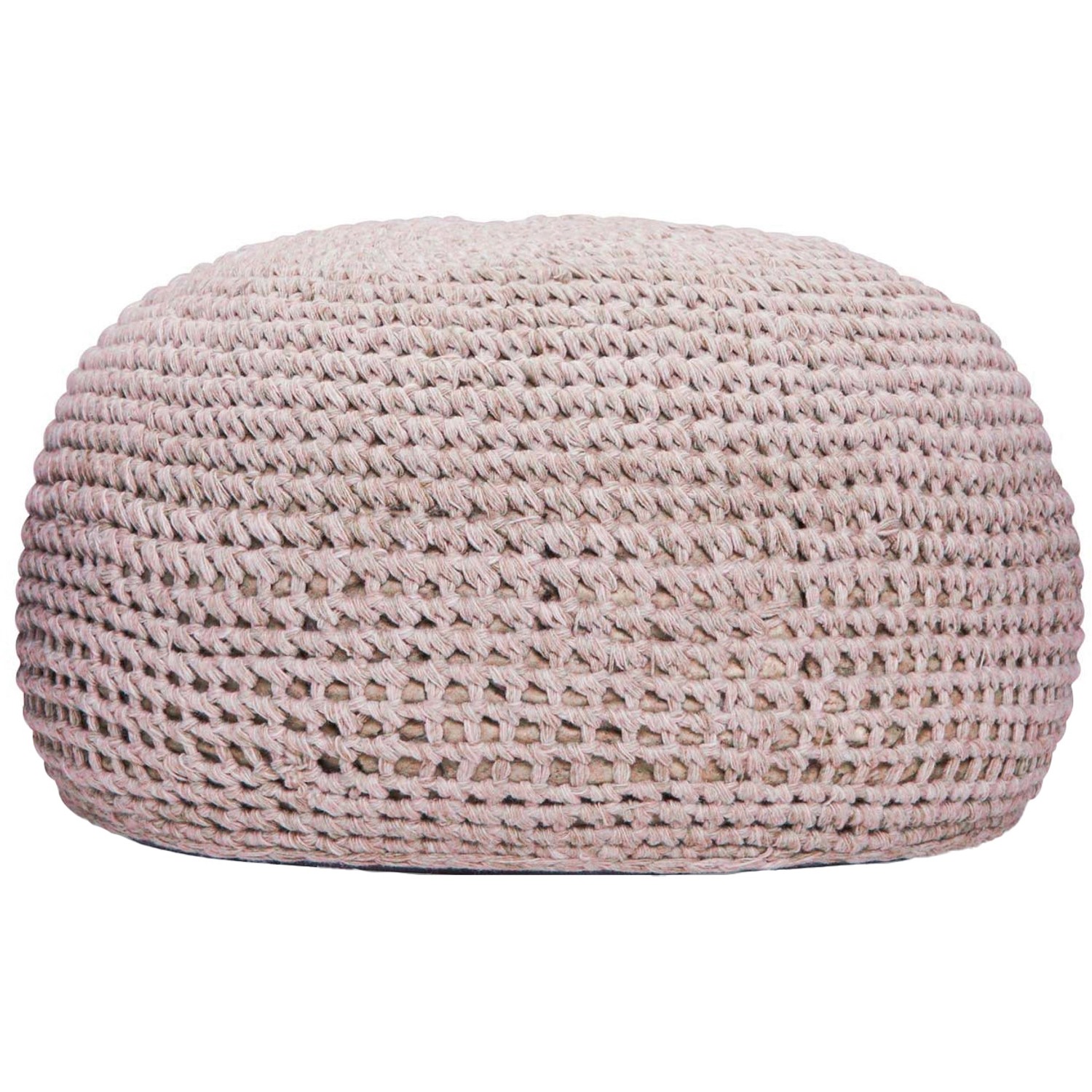 Best Pouf Ronda 55 cm x 55 cm x 41 cm Soft Pink