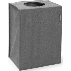 Brabantia Wäschekorb-Tasche, 55 l, Pepper Black, mit Einwurföffnung.