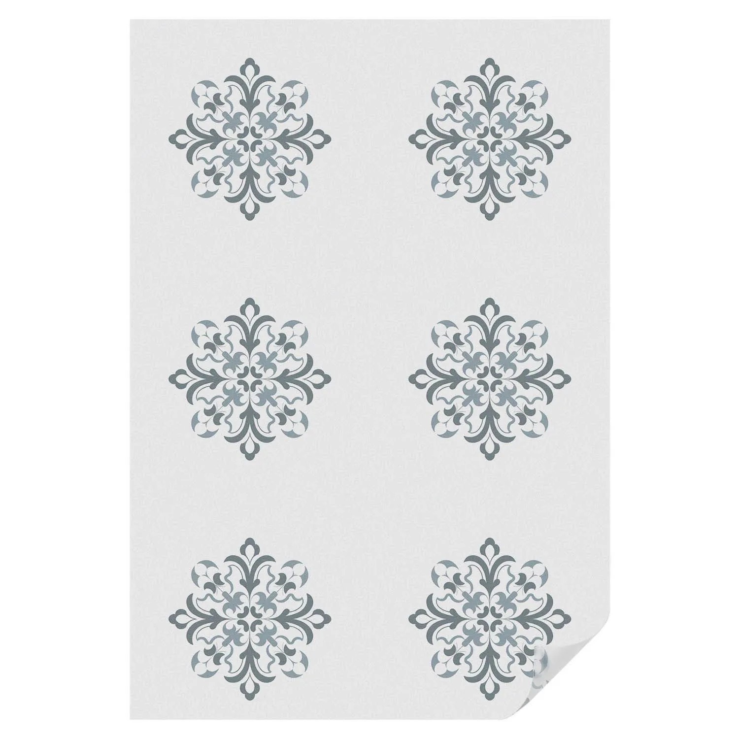 Tulup Fensterfolie Klassischer Schmuck Fensterfolie Sichtschutz 100x146 cm günstig online kaufen