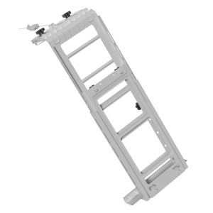 Midea Universalhalterung für PortaSplit Klimaanlage, weiße Fensterhalterung.