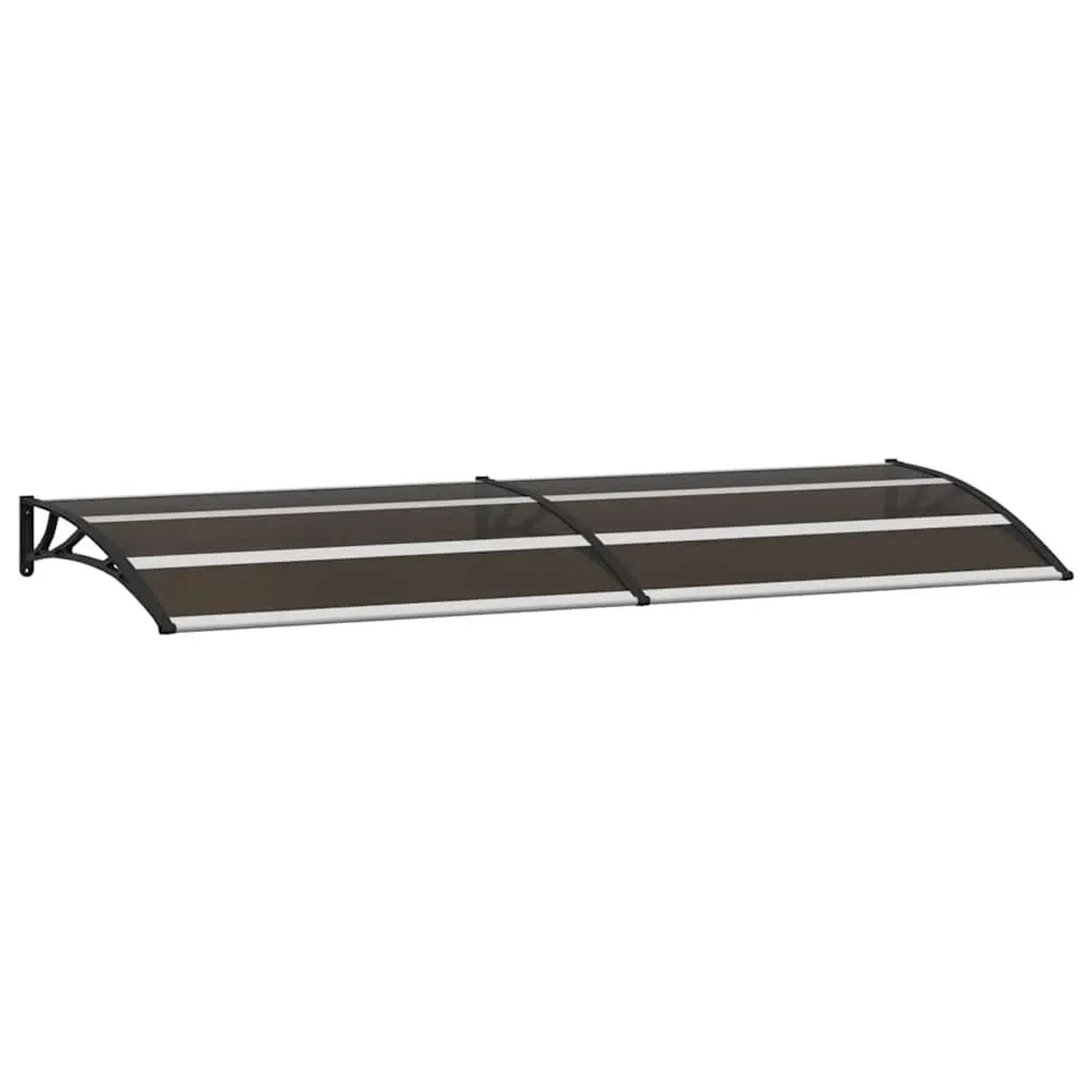vidaXL Vordach Schwarz 240x75 cm PC 144826
