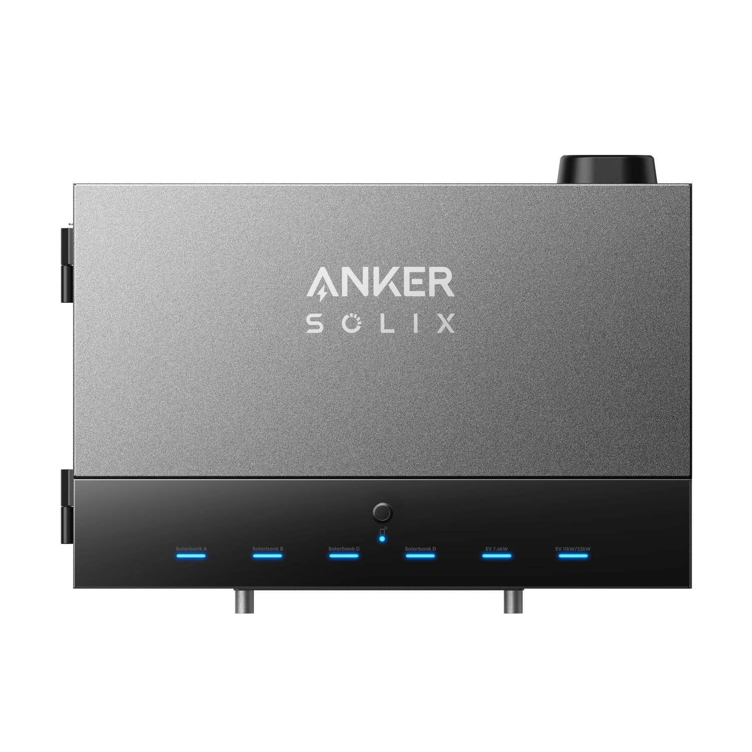 Anker Solix Power Dock für Balkonkraftwerk mit 2,7 kWh Speicher und LED-Anzeige.