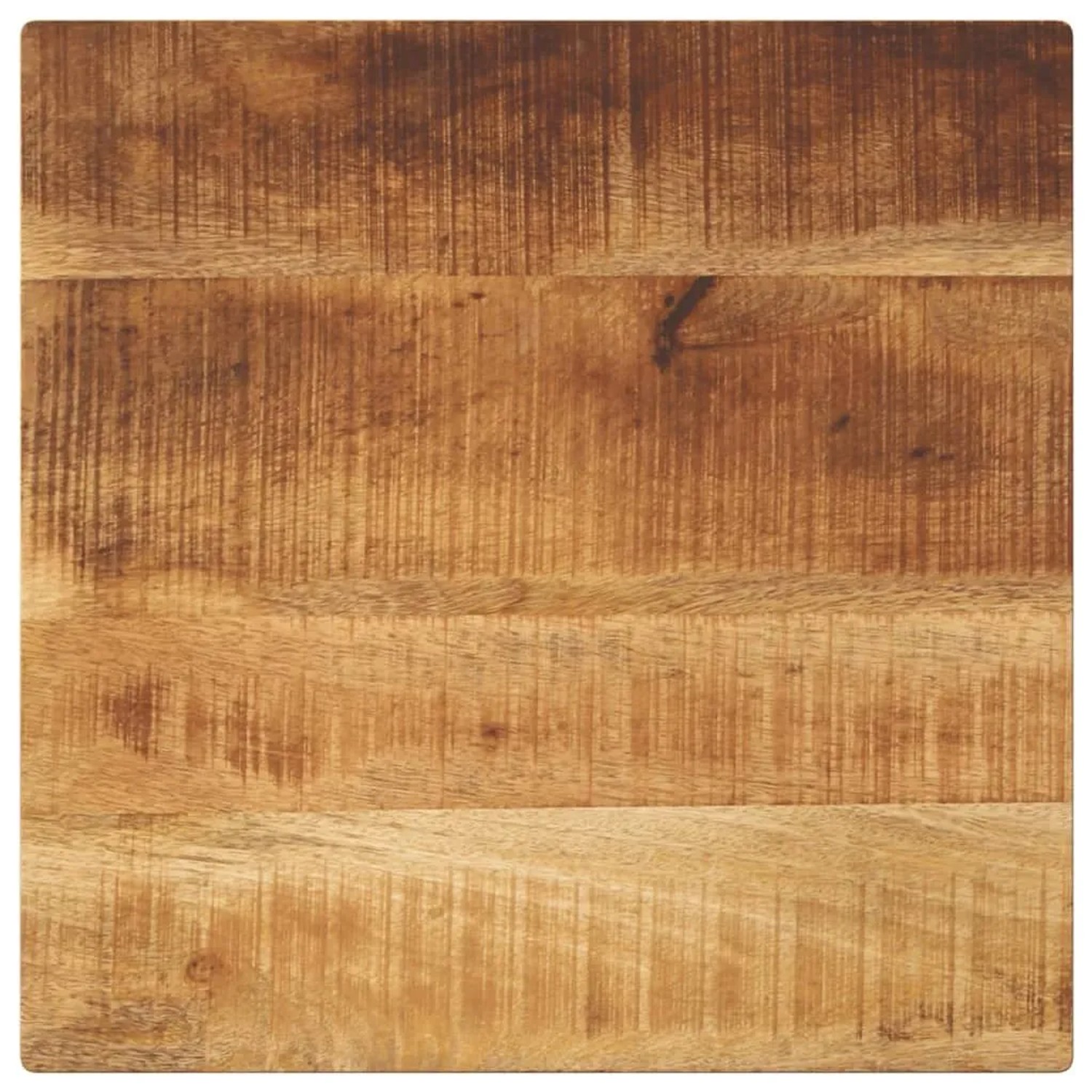 vidaXL Tischplatte 60x60x2,5 cm Quadratisch Raues Massivholz Mango 371326