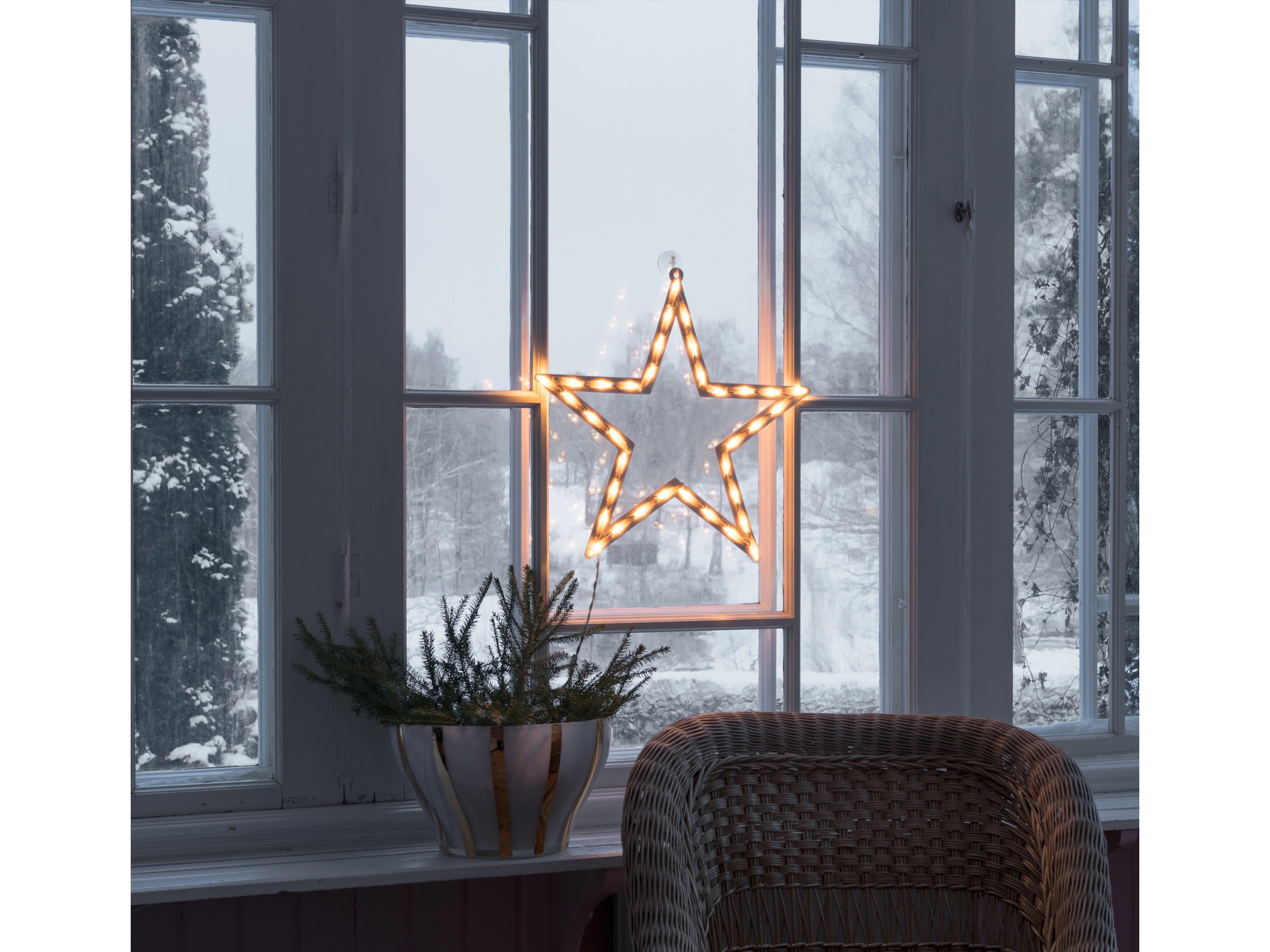 Konstsmide LED-Silhouette Stern 35 Warmweiße LEDs Innen Kaufen Bei