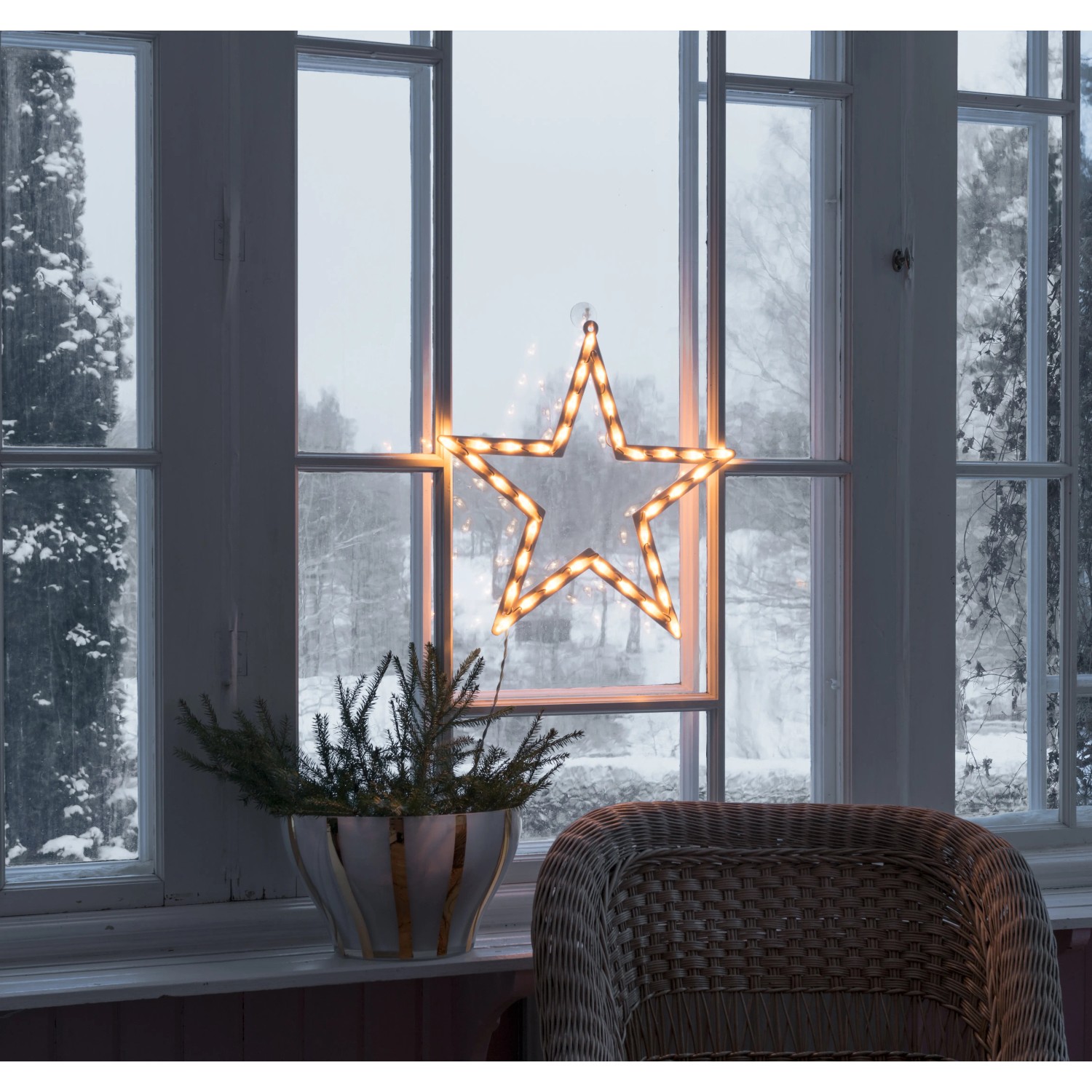 Konstsmide Luci di Natale Filo Nudo per Interni/Catena di Luci a Filo