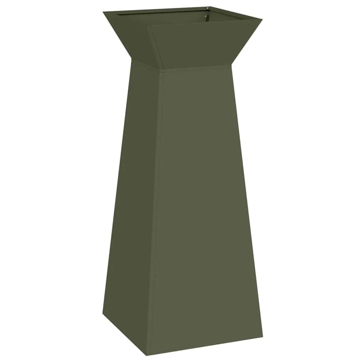 vidaXL Säulen Pflanzer Oliv 40 x 40 x 100 cm 873858