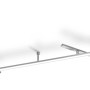 Moderne Trio LED-Deckenleuchte Indira in Nickel matt, dimmbar und schwenkbar für individuelle Beleuchtung.