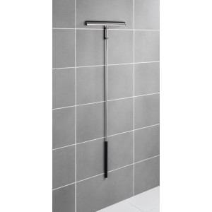 Wenko Boden- und Fensterwischer Rosole aus Edelstahl, glänzend. Badhelfer für trockene Böden.