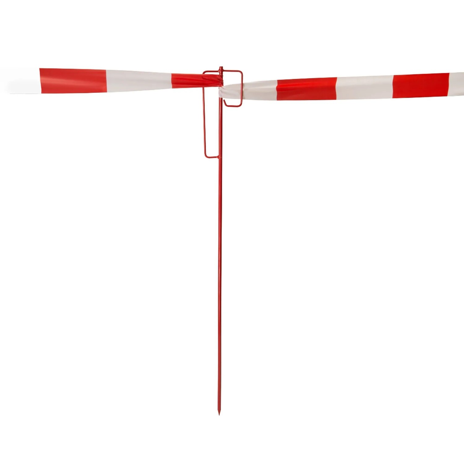 Conacord Absperrhalter Stahl mit Sicherheitsbügel Ø 14 mm Rot Lackiert
