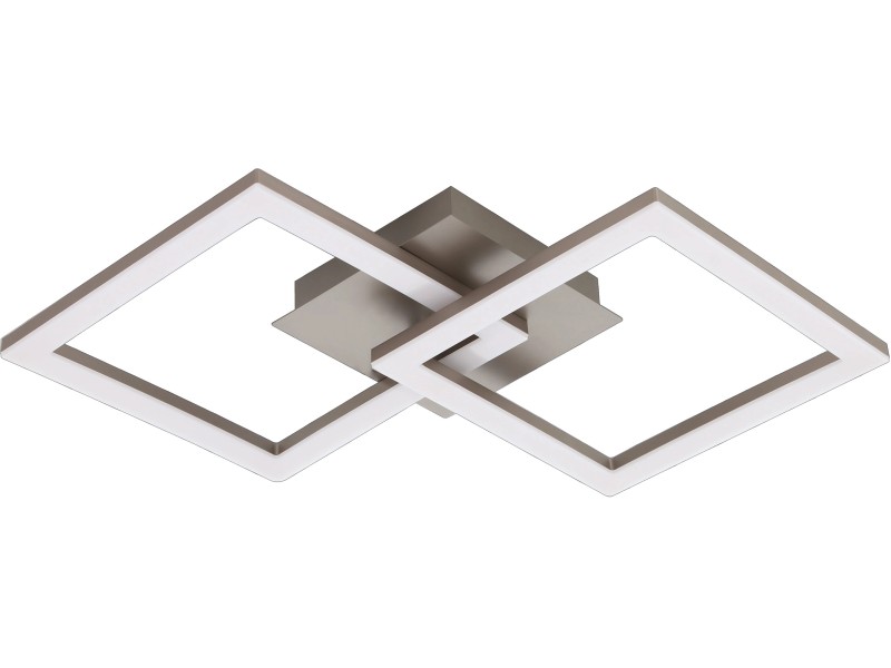 x Huerta LED 52,5 31 OBI cm x bei Eglo kaufen cm 6,5 Nickel-Matt-Weiß Deckenleuchte