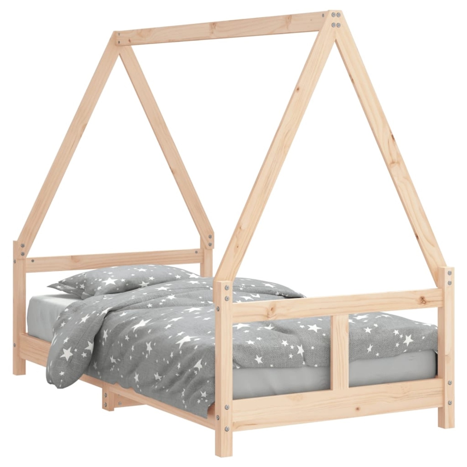vidaXL Kinderbett 80x160 cm Massivholz Kiefer 834459 günstig online kaufen