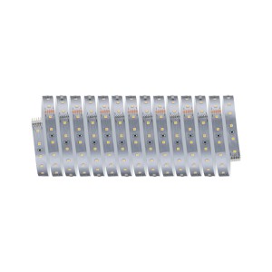 Paulmann LED-Strip-Basisset MaxLED 500, 5m, warmweiß. Weißer, flexibler LED-Streifen mit sichtbaren LEDs.