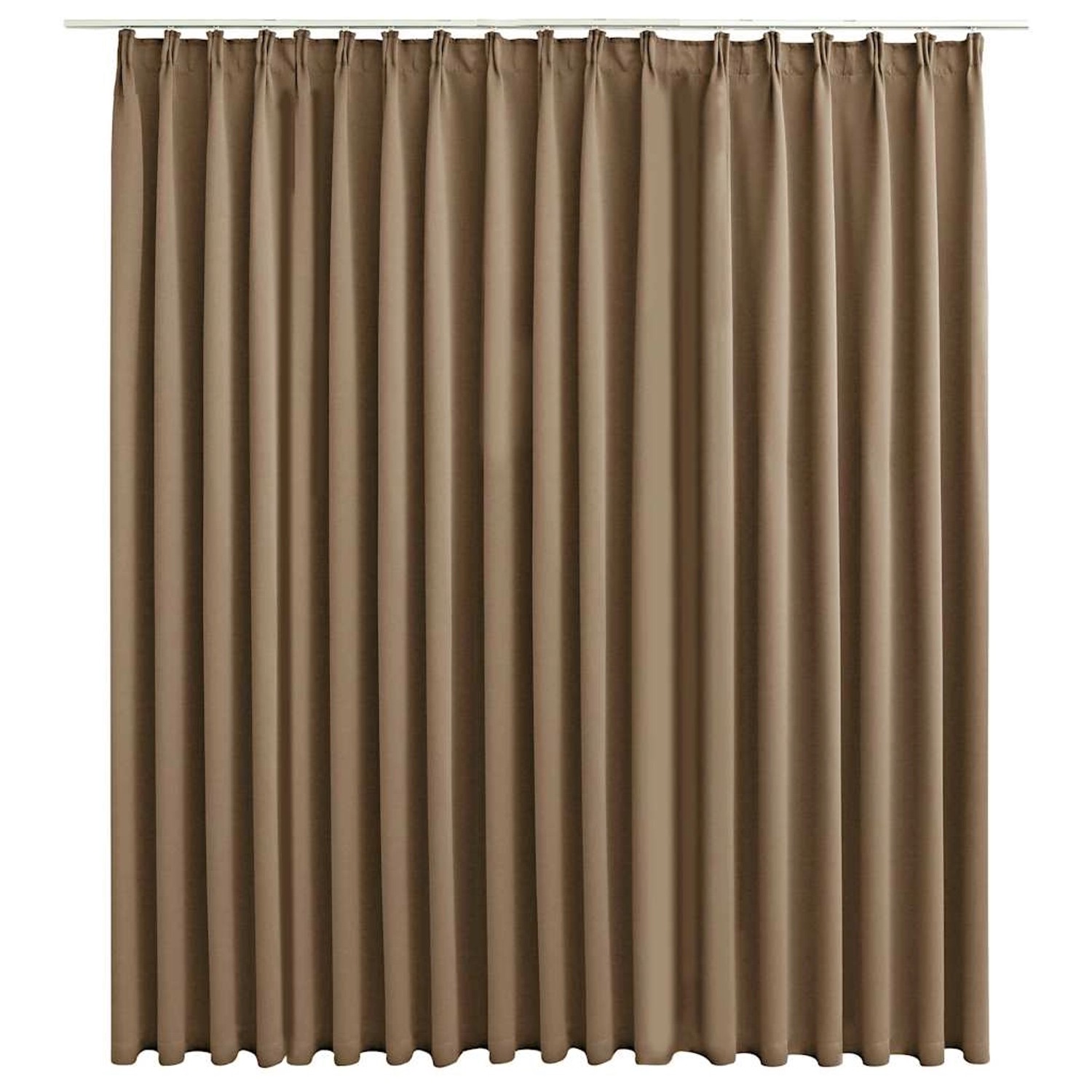 vidaXL Verdunkelungsvorhang mit Haken Taupe 290 x 245 cm 134441 günstig online kaufen