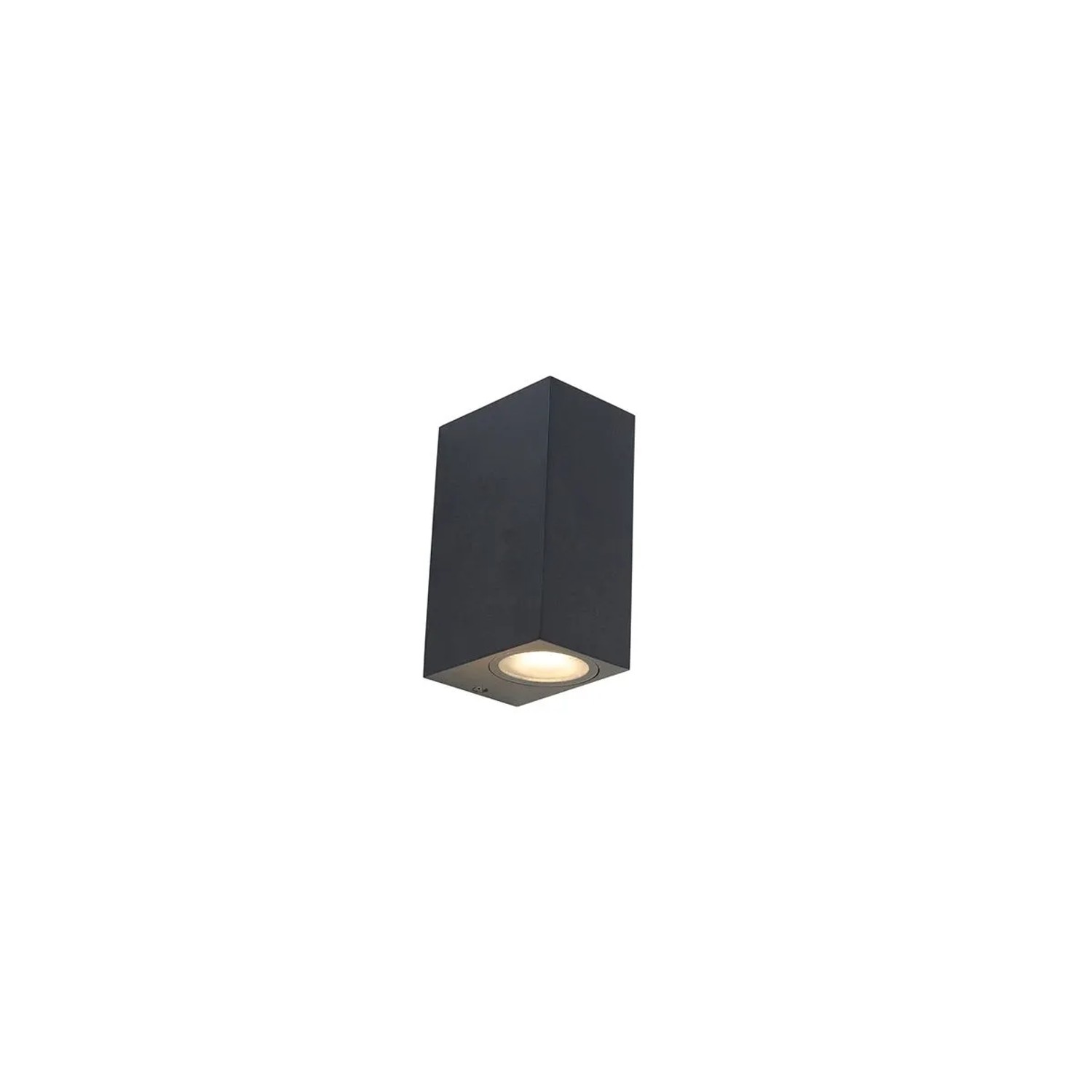 QAZQA Moderne Wandleuchte Schwarz IP44 Baleno II