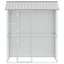 vidaXL Vogelkäfig Grau 215 x 110 x 247 cm Verzinkter Stahl 3325173_5