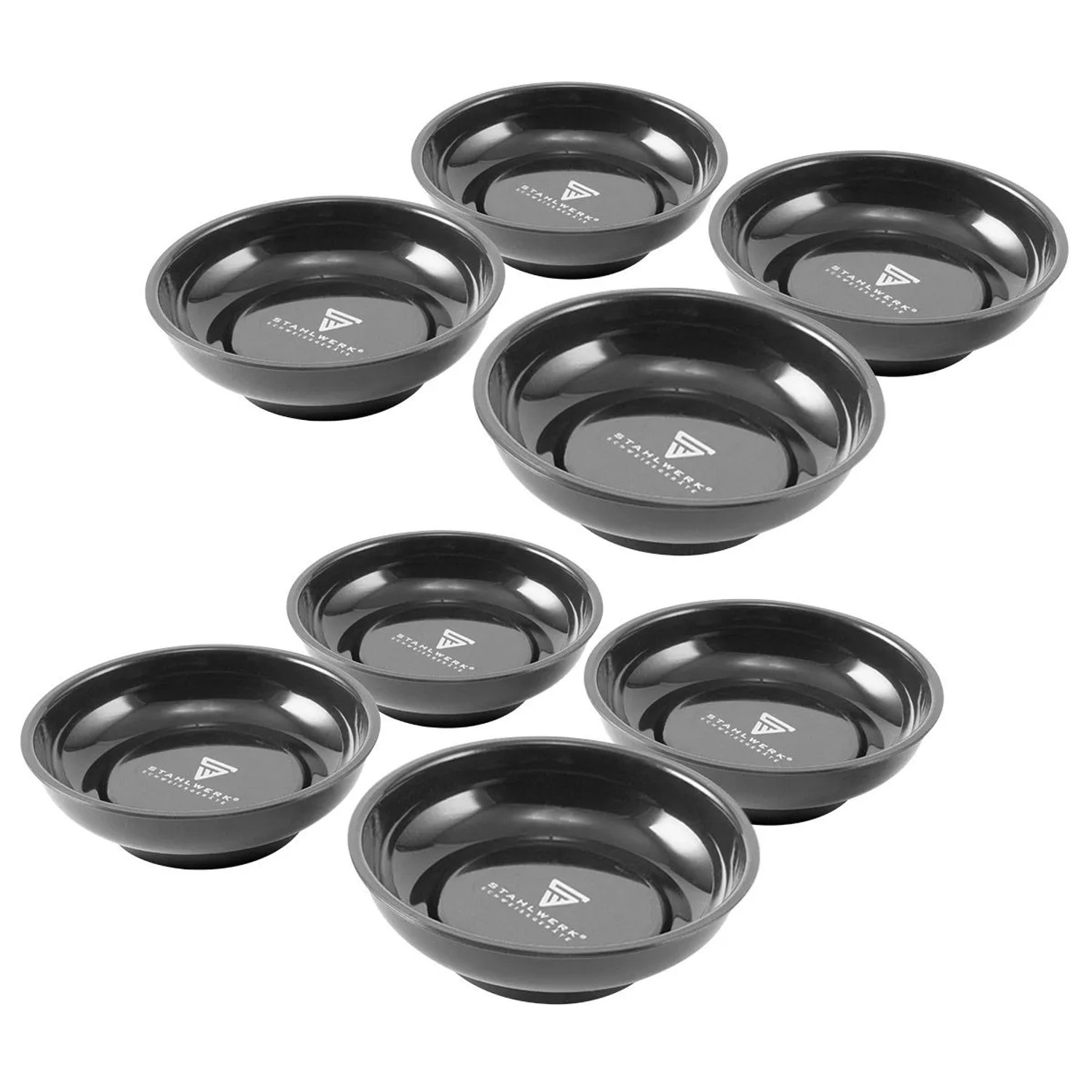 STAHLWERK Magnetschale Zoll aus Kunststoff mit Starkem Magnet 8 Stück