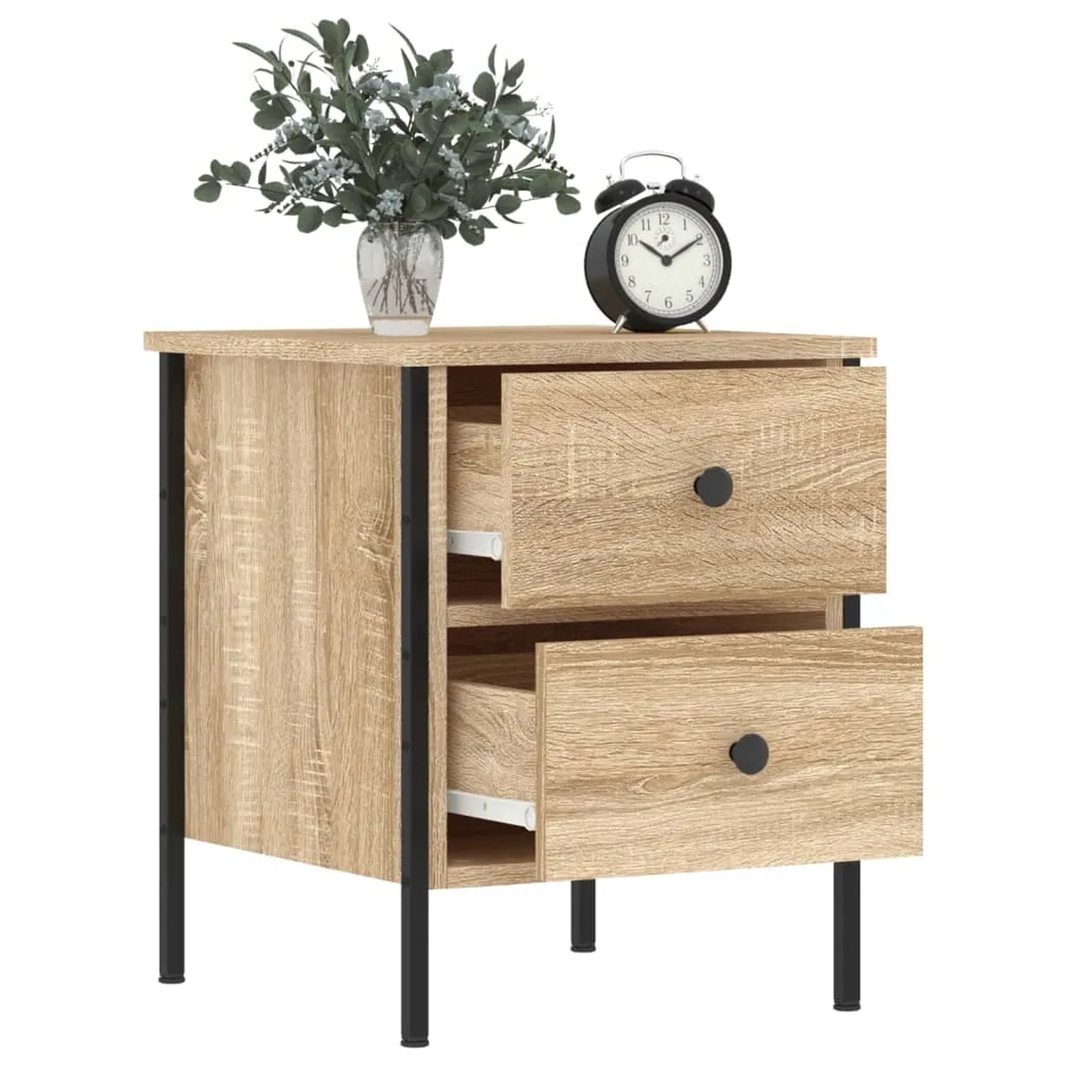 vidaXL Nachttisch Sonoma-Eiche 40x42x50 cm Holzwerkstoff 825985_4