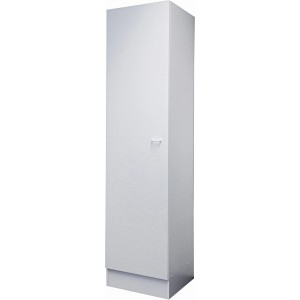 Flex-Well Classic Geschirrschrank Speed, 50 cm, Weiß, mit Drehtür und Einlegeböden.