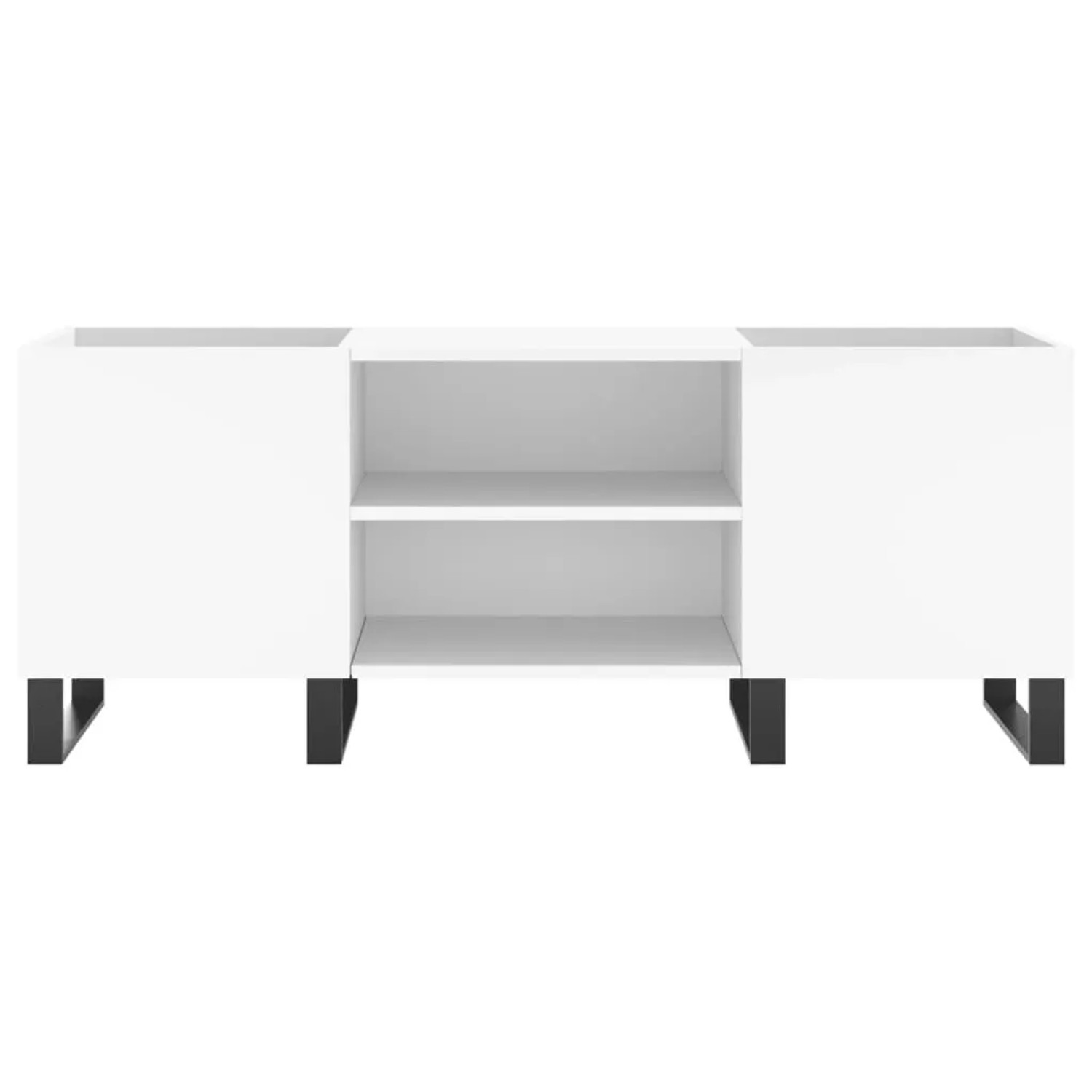 vidaXL Plattenschrank Weiß 121x38x48 cm Holzwerkstoff 831684_4