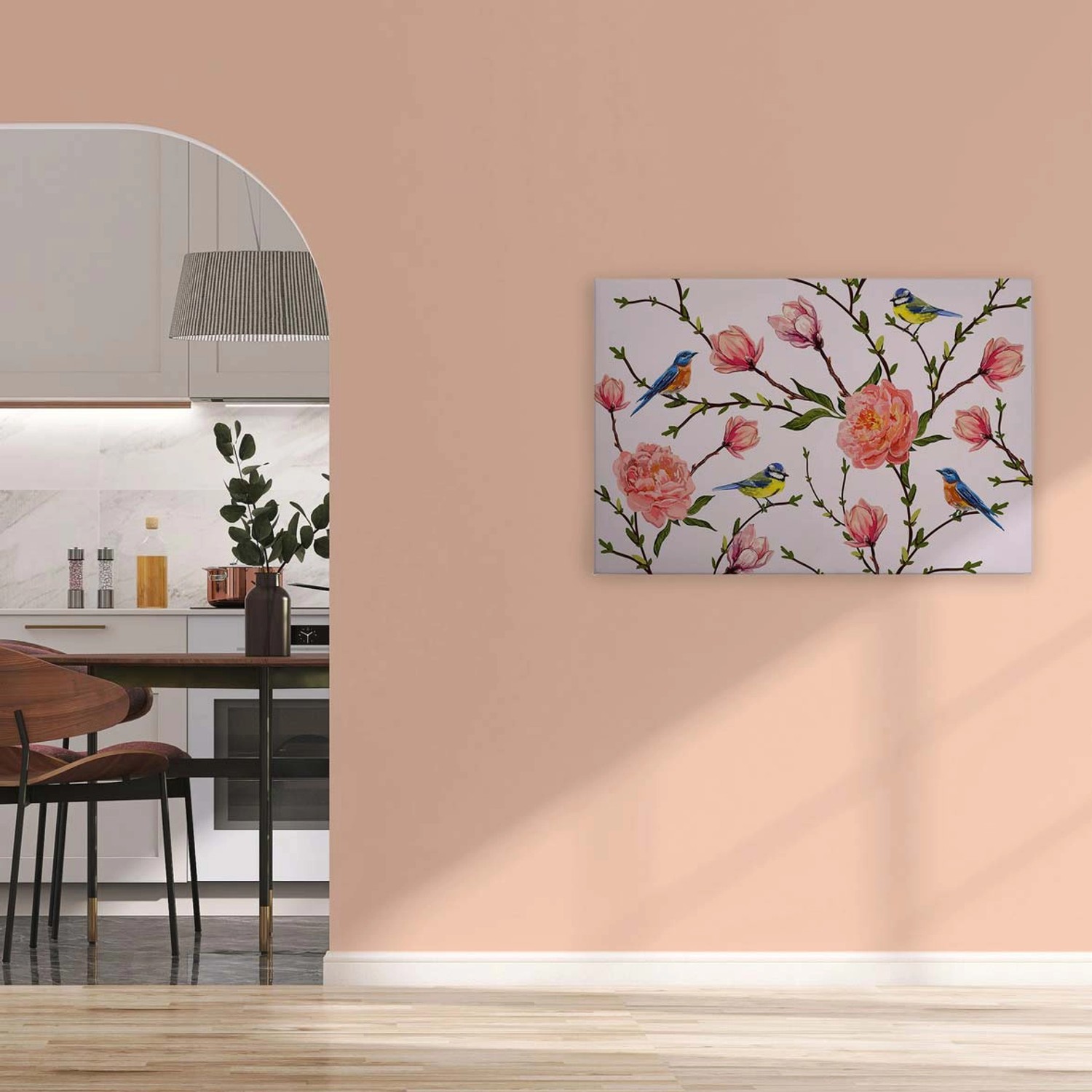 A.S. Création Leinwandbild "Little Birds", Kunst-Blumen-Kinder, (1 St.), La günstig online kaufen