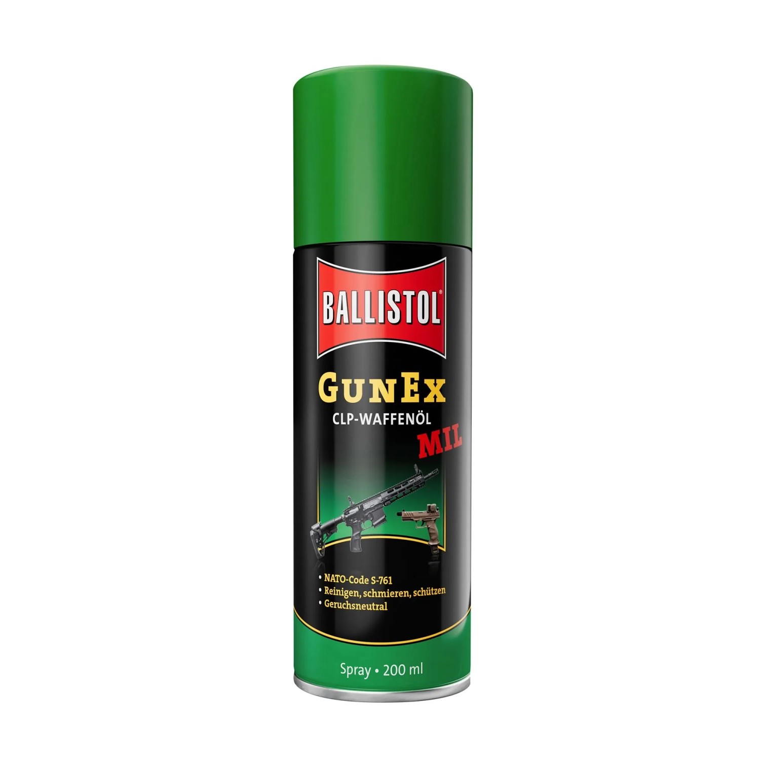 Image of Ballistol Spezial-Waffenöl GunEx MIL Spray 200 ml