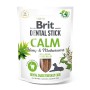 Brit Care Hunde-Zahnpflegesnacks Dental Stick Calm, 251g Packung zur täglichen Zahnpflege mit Hanf und Herzgespann.