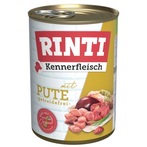 Rinti Hunde-Nassfutter Kennerfleisch Pute 400 g