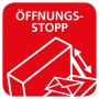 Symbol für Öffnungsstopp-Funktion beim Burg-Wächter Briefkasten.