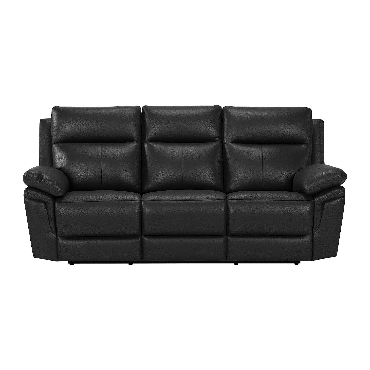 Vente-unique Relaxsofa Pakita Schwarz 208 cm