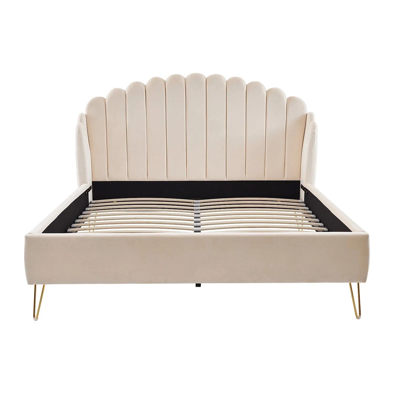 Vente-unique Bettrahmen Sagali Beige 178 cm