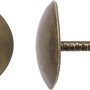 LUX Polsternägel, 9 mm, Altmessing, 40er-Set. Nägel für Polsterarbeiten und Dekostoffe.