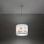 Sollux Lighting Hängeleuchte Kitty 30 mit Katzenmotiven, ideal für Kinderzimmer.