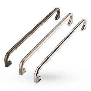 SOTECH Bügelgriff ARINA BA 192 mm Edelstahl Schwarz Gebürstet