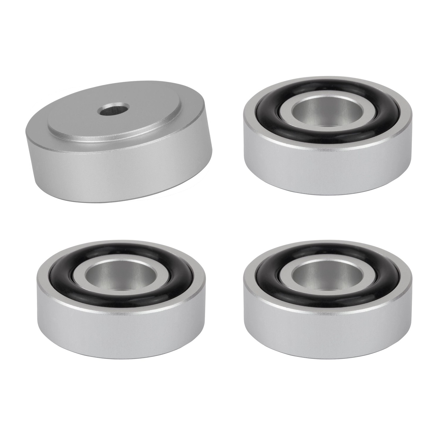 Thumbnail - Dynavox Gerätefüße Silber Ø 30 mm 4 Stück