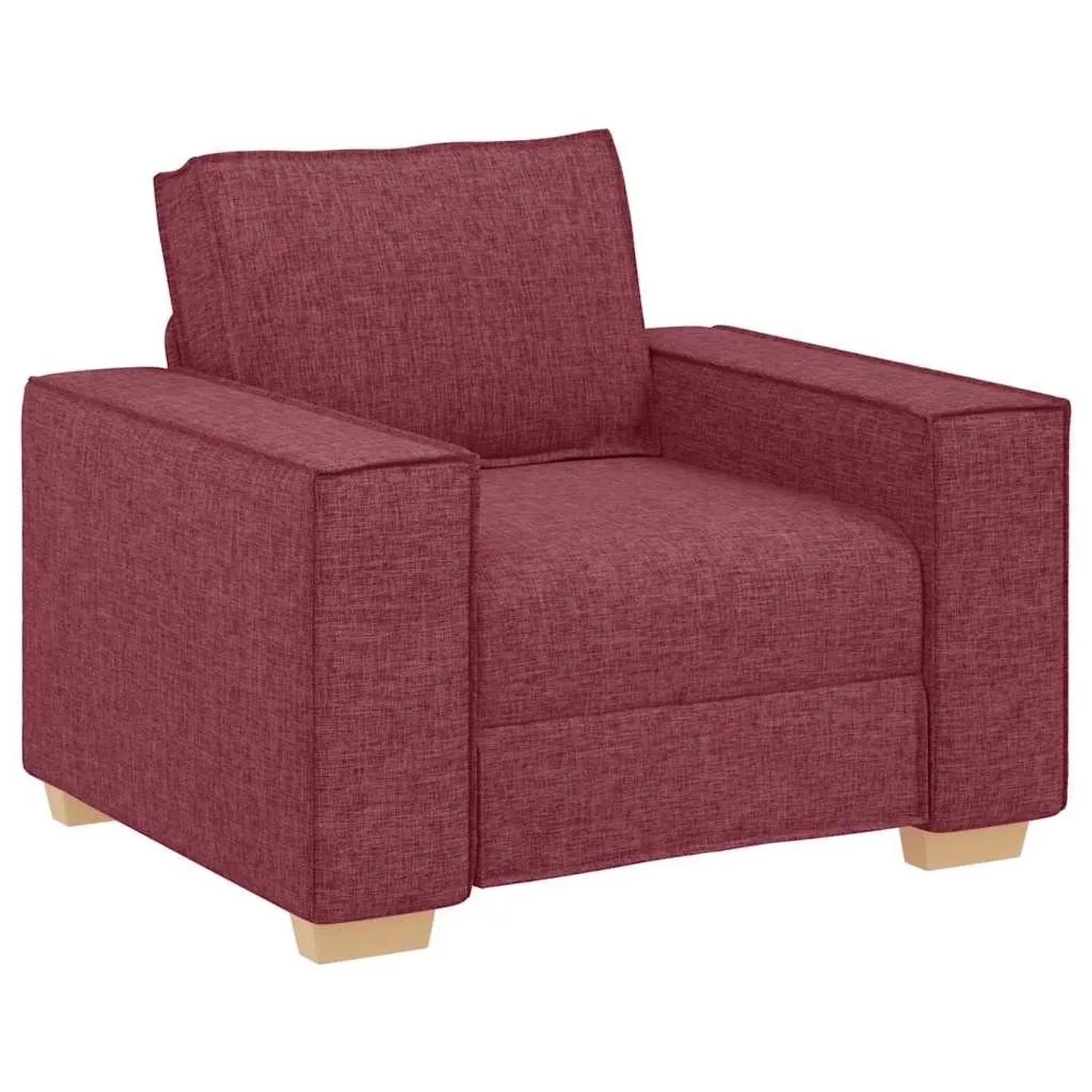 vidaXL Sofa Stuhl Weinrot 60 cm Stoff 4104963 günstig online kaufen