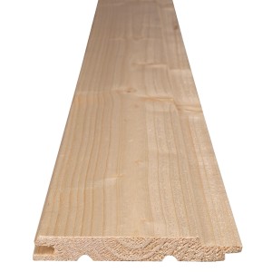 Profilholz Fichte/Tanne, 12,5x96x2000 mm, Nut und Feder, für Wand- und Deckenverkleidung.