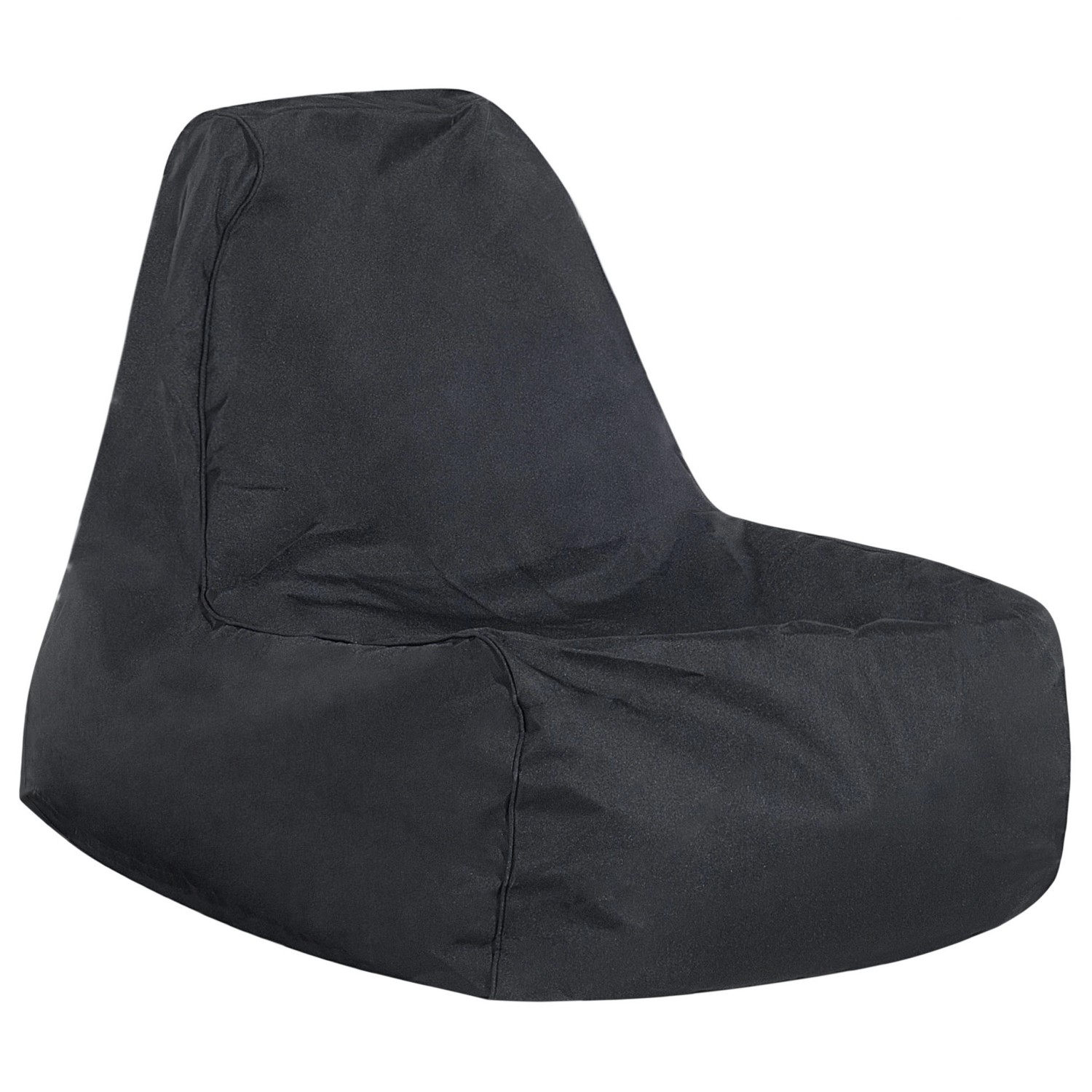 Beliani Sitzsack SIESTA Schwarz 100x61x75 günstig online kaufen