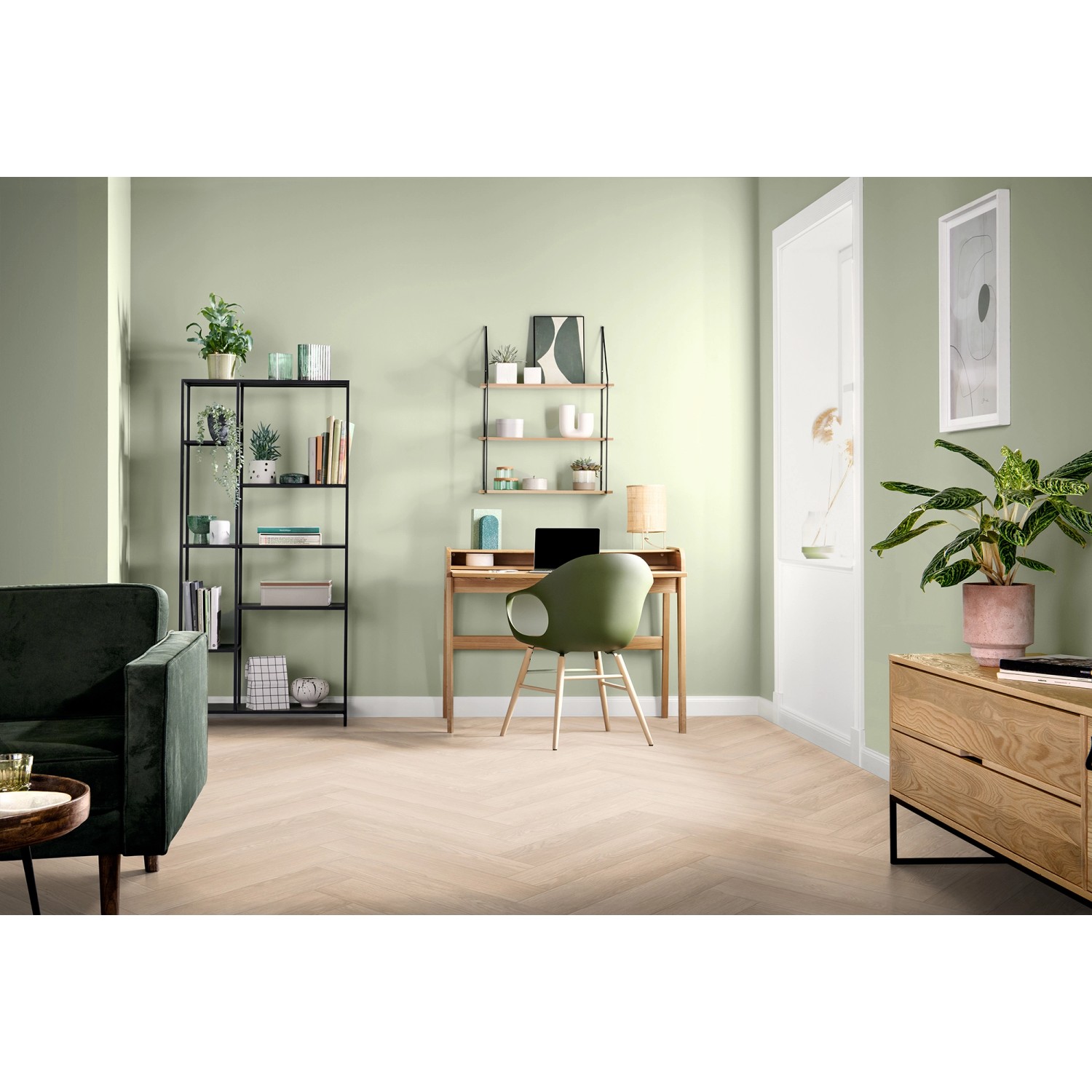 Egger NatureSense Herringbone Laminat 8 mm Braun_5