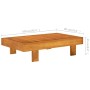 vidaXL Gartentisch aus Akazienholz, Teil des 9-tlg Lounge Sets, 100x60x25cm.