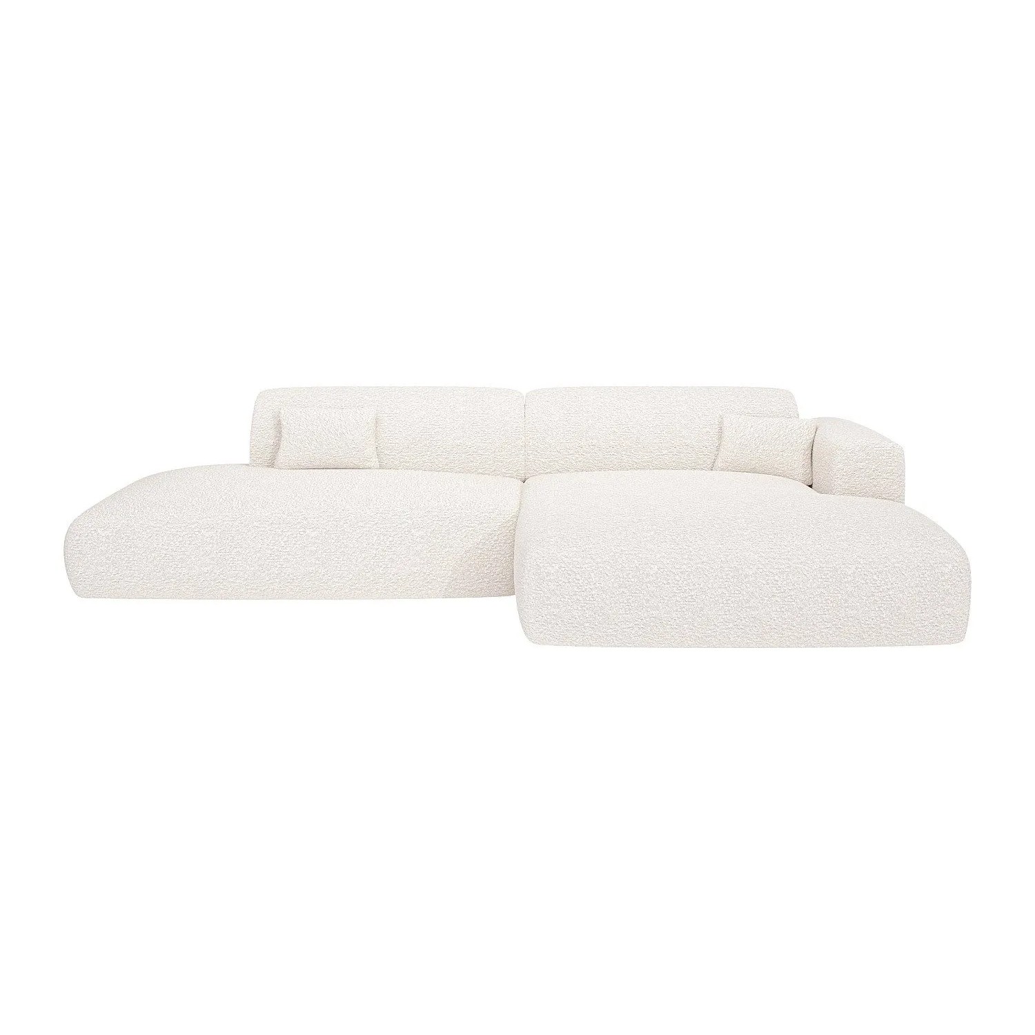 Vente-unique Sofa Ohne Schlafmöglichkeit Pogni Weiß 300 cm