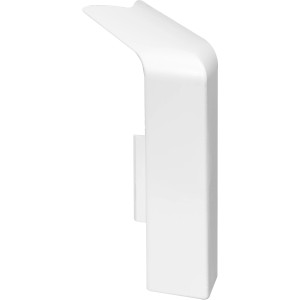 Weiße System 11 Außenecke für Laminat & Parkett, Detailansicht.