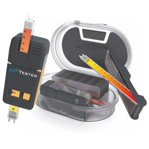 Water-i.d. FlexiTester Basis-Set zur Chlor- und pH-Wert Messung im Koffer mit Zubehör.