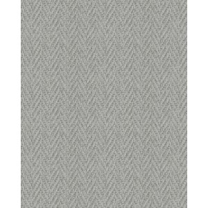 Graue Marburg Vliestapete mit Ikat Struktur für Wohnräume, 10,05x0,53m.