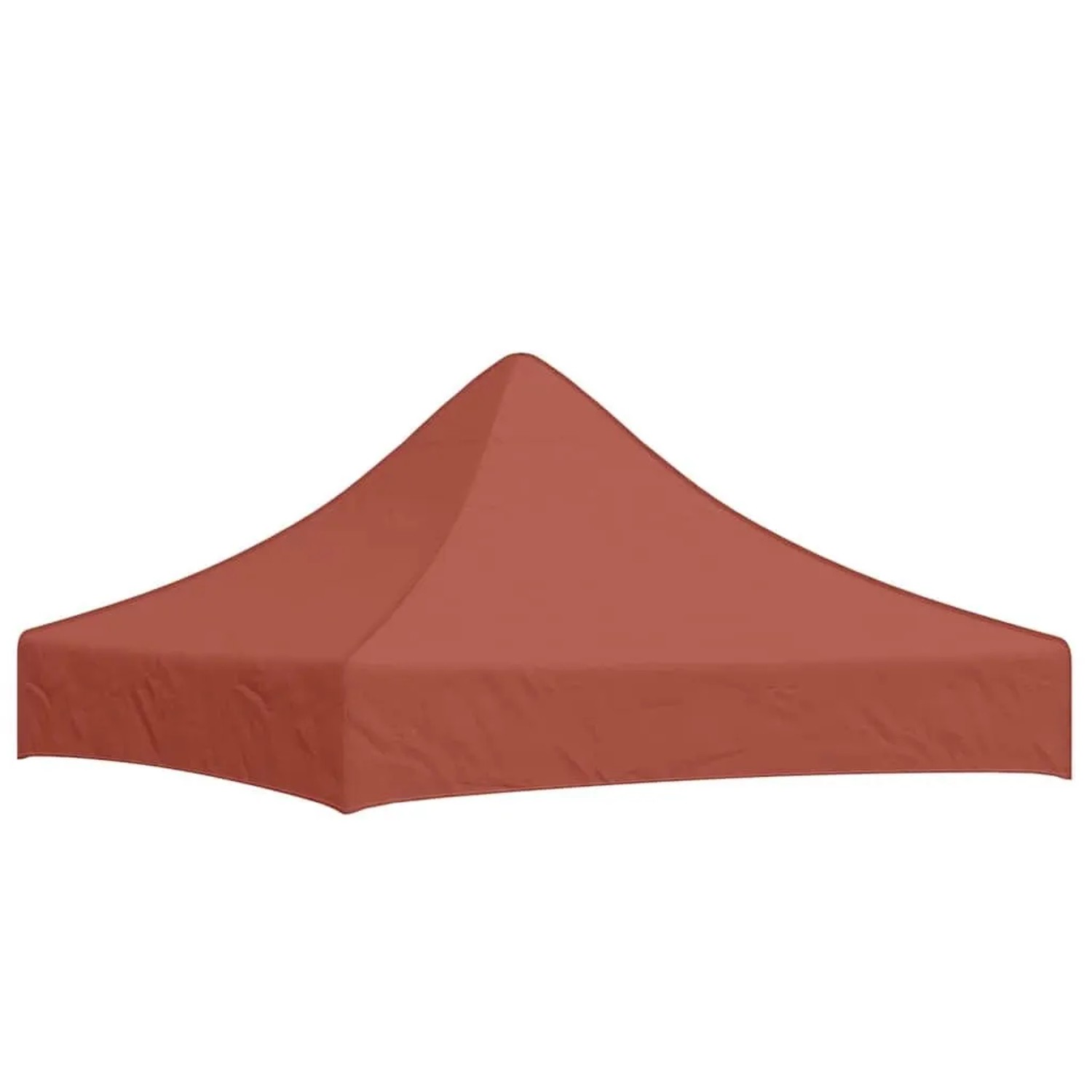vidaXL Partyzelt-Dach 2x2 m Terracotta-Rot 270 g/m² 315346