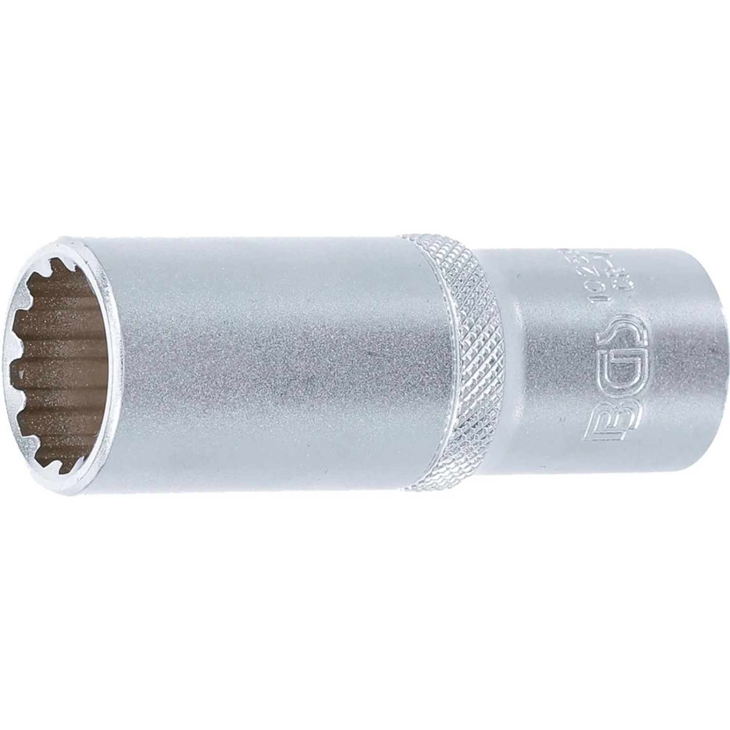 BGS Steckschlüssel Einsatz Gear Lock Tief Antrieb Innenvierkant 12 5 Mm  1 2 Zoll  SW 19 Mm 10259
