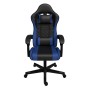 Juskys Gamingstuhl HyperSeat, schwarz/blau, mit Nacken- und Rückenkissen.